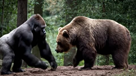 Gorilla Vs Grizzly