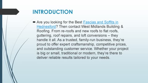 Best Fascias and Soffits in Hednesford