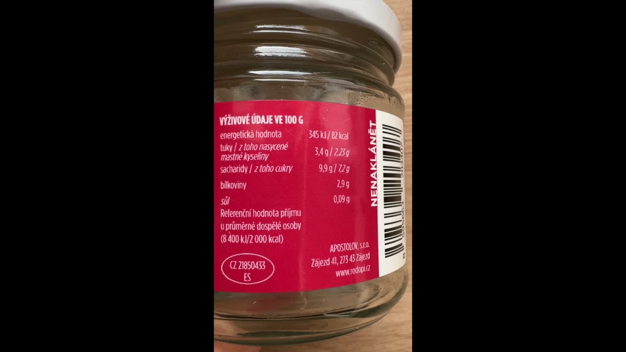 Příklad nekvalitního jogurtu