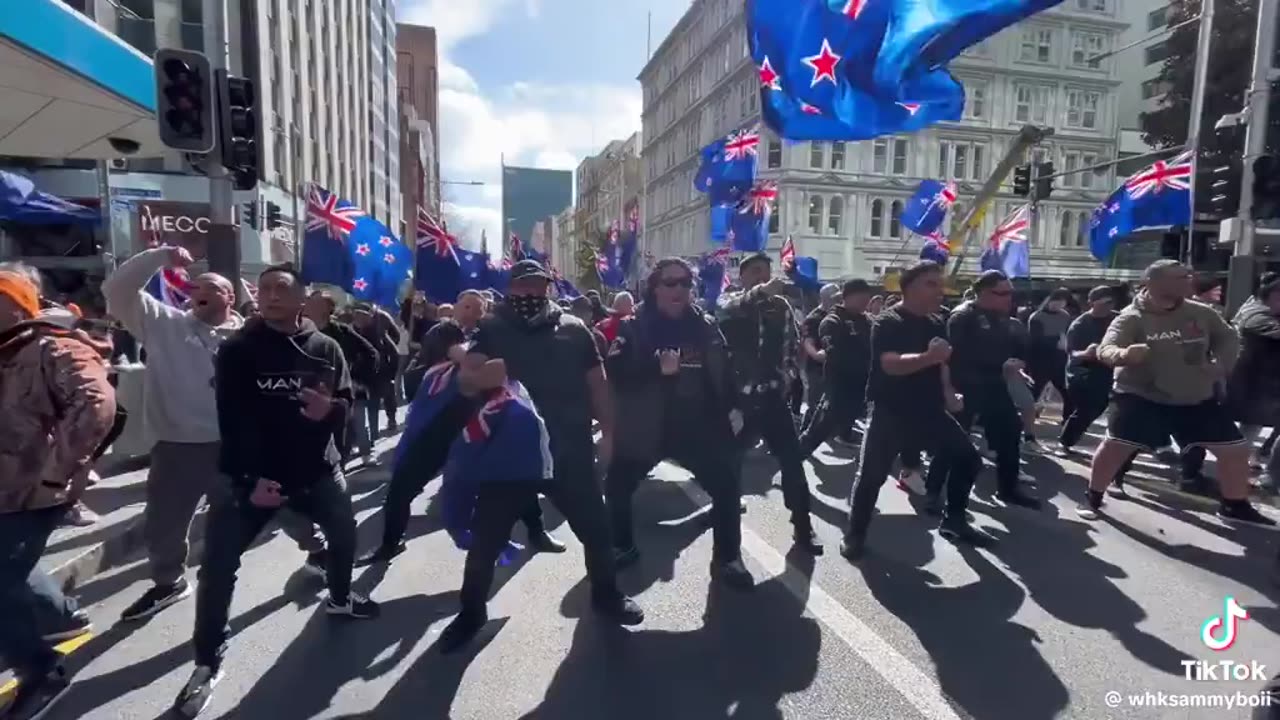 Today NZ stood against the Palestine march holding them up and declaring Jesus Christ is Lord