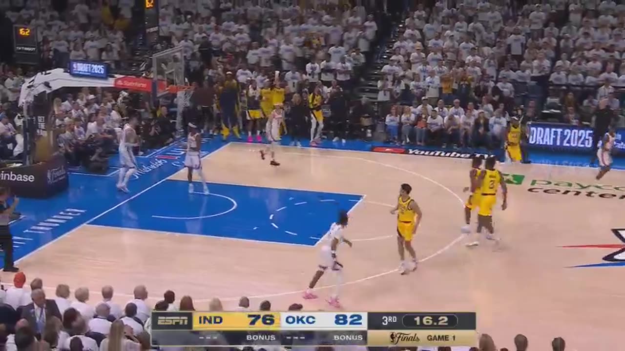 US Sports Basketball Feat. #4 PACERS at #1 THUNDER NBA FINALS GAME 1 HIGHLIGHTS