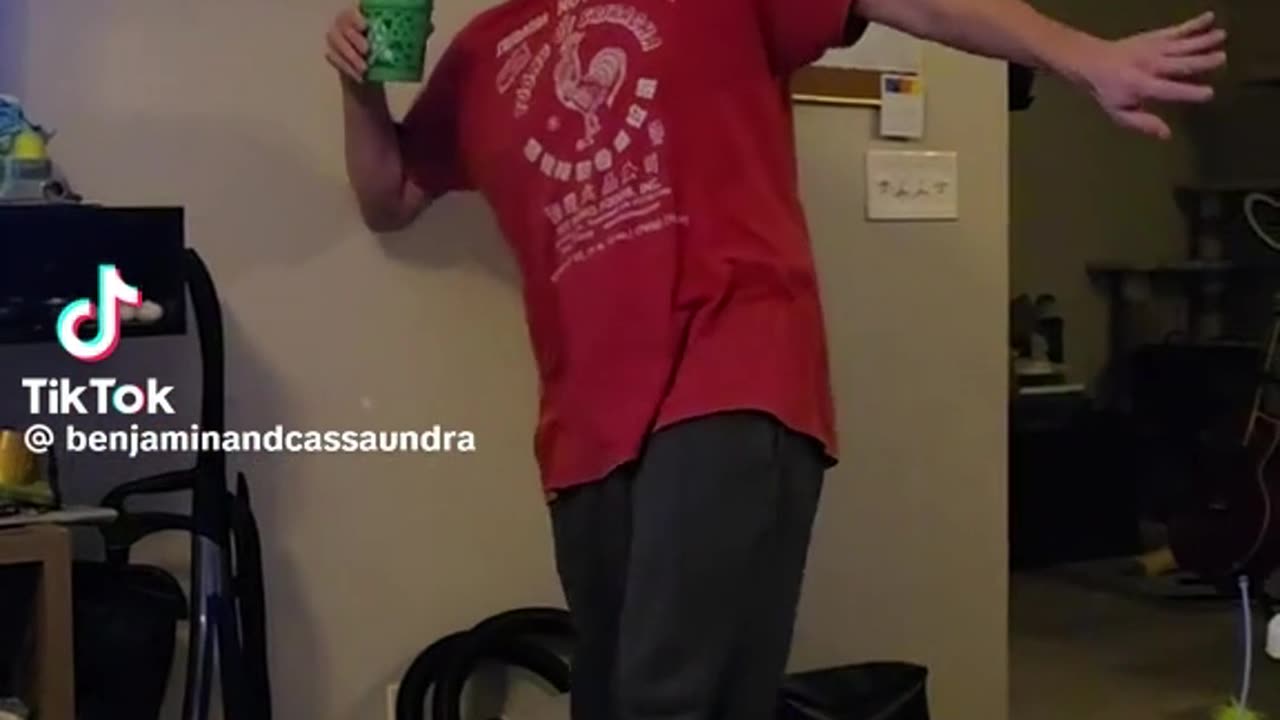 He lost his balance