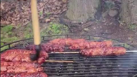 BBQ Bacon Wrapped Hot Dogs Hunter's Dogs