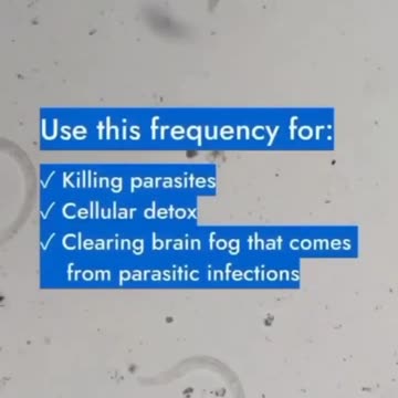 Frequency kills parasites ?