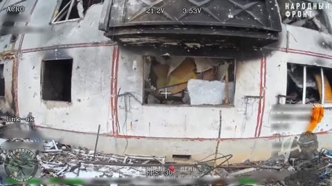 Eerie video of a FPV drone searching for victims among the ruins of Kupyansk