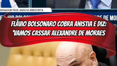 Senador Flavio Bolsonaro fala honestamente sobre a ANISTIA no Brasil