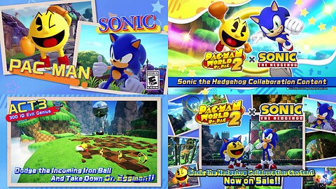 Pac-Man World 2: Re-PAC - Official Sonic the Hedgehog Collaboration Trailer