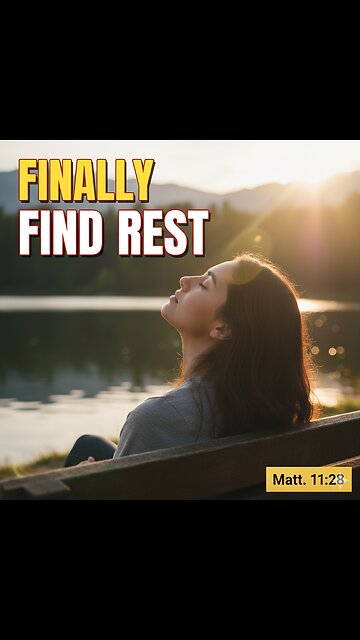 "For Everyone Who Is Tired of Trying So Hard. (Matthew 11:28)"