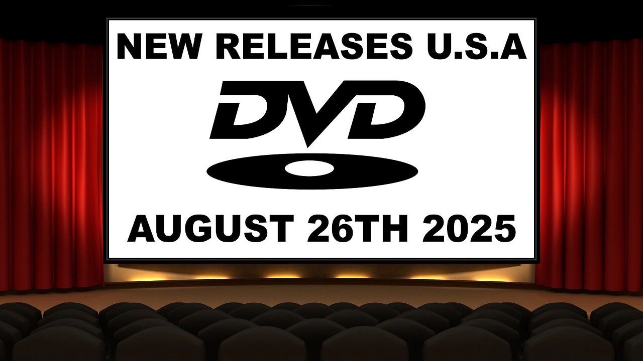 NEW DVD Releases [AUGUST 26TH 2025 | U.S.A]
