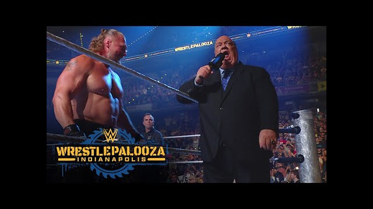 Brock Lesnar reunites with Paul Heyman for signature introduction_ Wrestlepalooza 2025 highlights