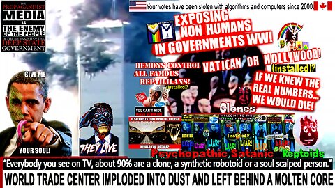 DEMONIC POSSESSED CLONES HAVE TAKEN OVER MOST OF THE US GOVERNMENT