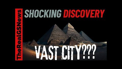 🚨 SOMETHING BIG WAS FOUND UNDER THE GIZA PYRAMID... 'VAST CITY'