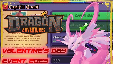 Roblox Dragon Adventures: Valentine's Day Event 2025 Gameplay