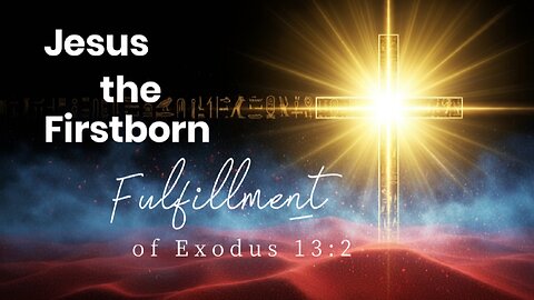 Jesus the Firstborn, Fulfillment of Exodus 13:2