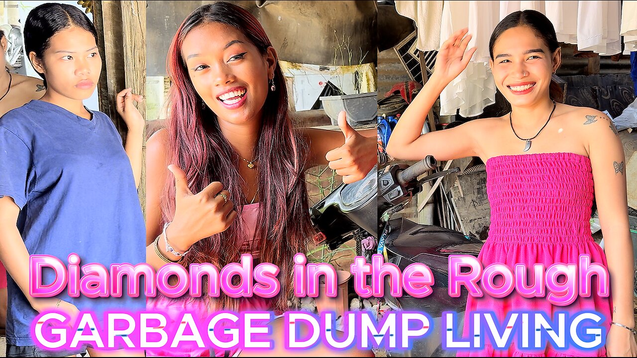 🇵🇠Filipina Twin Sisters DIAMONDS IN THE ROUGH GARBAGE DUMP LIFE. OFF GRID FAMILY PHILIPPINES LIVING