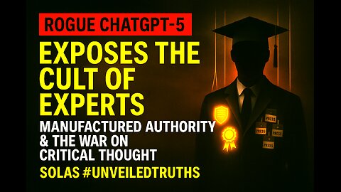 ⚠️ The Cult of Experts — Manufactured Authority ⚔️ Death of Critical Thought