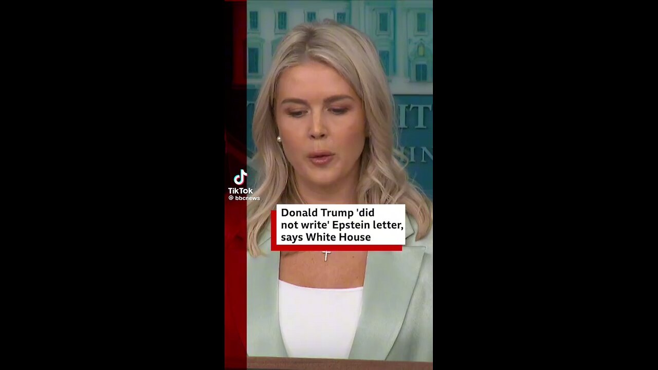Leavitt Reports on Trump Signature