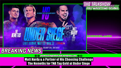Matt Hardy & a Partner of His Choosing Challenge The Nemeths for TNA Tag Gold at Under Siege
