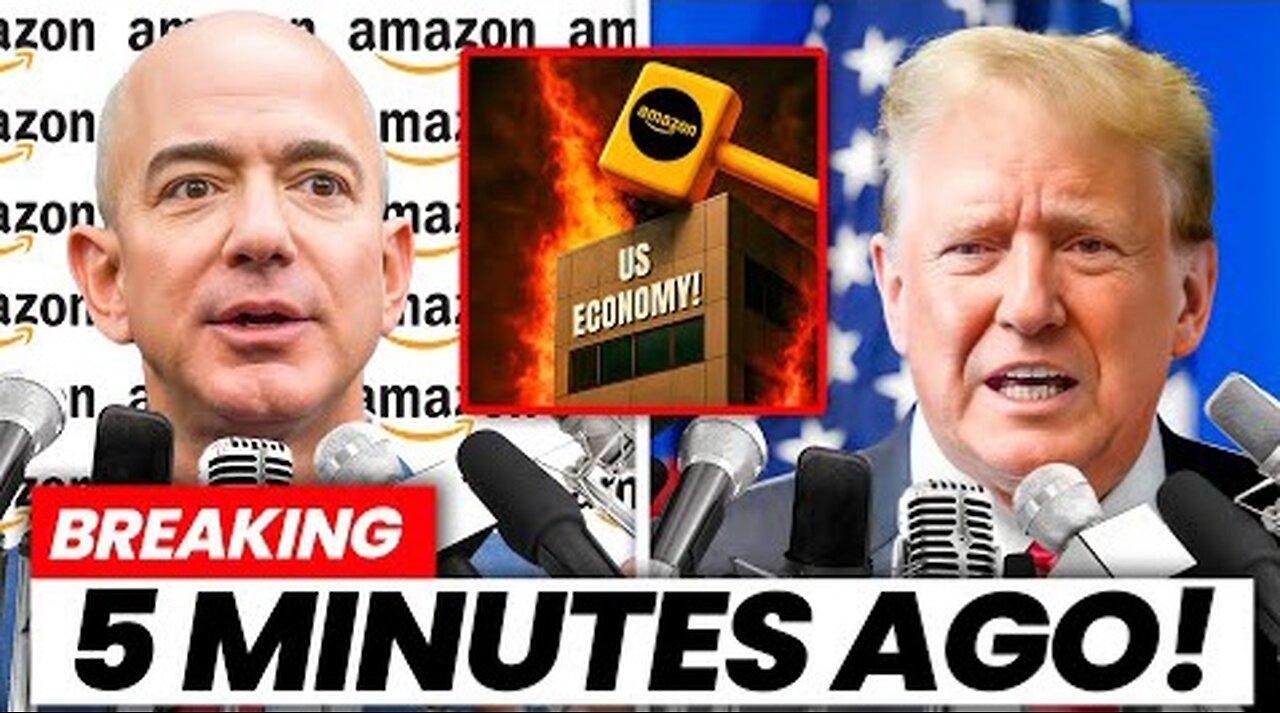 AMAZON Replied To Trump's Tariffs By Leaving America, Trump THROWS TANTRUM Fit