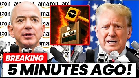 AMAZON Replied To Trump's Tariffs By Leaving America, Trump THROWS TANTRUM Fit