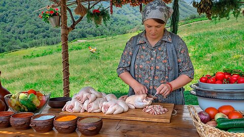 Cooking The Best Roasted Chicken! Juicy Meat by Village Recipe