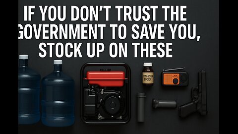 5 Items To Stockpile If You Dont Trust The Government To Save You
