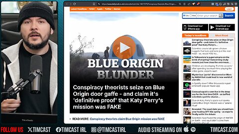 Blue Origin FAKED Spaceflight??! Katy Perry Trip Accused Of Being STUNT After Gaffe On Video