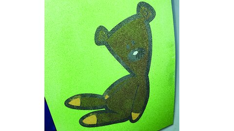 Mr Bean & Teddy Sand Painting ASMR – Relaxing & Viral Art Visuals!