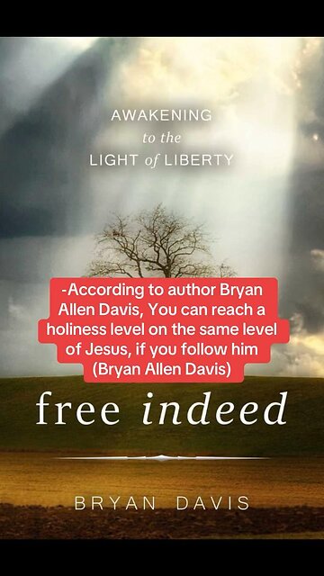 Free Indeed book, Follow me and you can reach holiness of Jesus if you follow Bryan Allen Davis