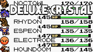 Pokemon Deluxe Crystal - GBC ROM Hack, New Modern Features, B2W2 Repal System, 251 Pokemon