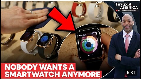 Global Smartwatch Sales Drop for the First Time Ever, Apple in Trouble? | Firstpost America |