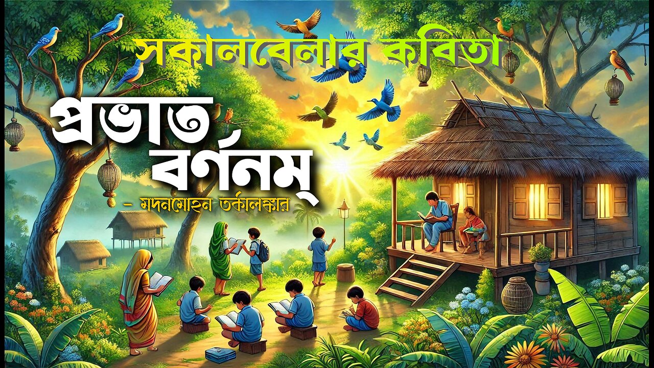 সকালের কবিতা আবৃত্তি | "প্রভাত বর্ণনম্" Prabhat Barnanam | Sokaler Kobita Abritti in Bengali