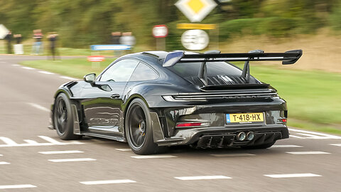 LOUD Porsche 992 GT3 RS with Akrapovic Exhaust - Acceleration Sounds!