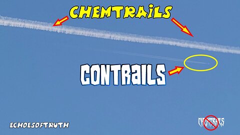 Chemtrails Vs Contrails - One Is Deadly, The Other Is Relatively Harmless