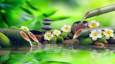 Relaxing Piano Melodies • Sleep Music, Flowing Water Sounds, Calming Music for Mindfulness