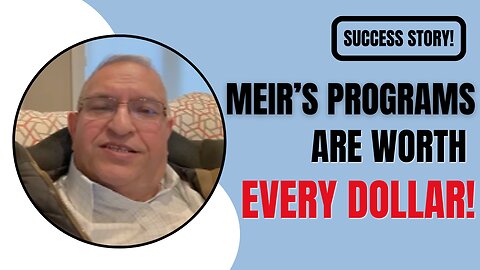 The PRINCIPLES Meir teaches become part of your CONCIOUSNESS!