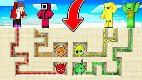 JJ And Mikey Found SECRET UNDERGROUND SPRUNKI Maze Battle in Minecraft