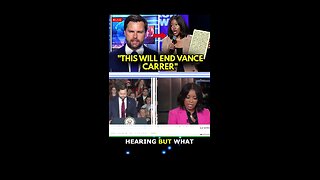 JD Vance AMBUSHES Jasmine Crockett Over Law Degree—Her Response Brutal