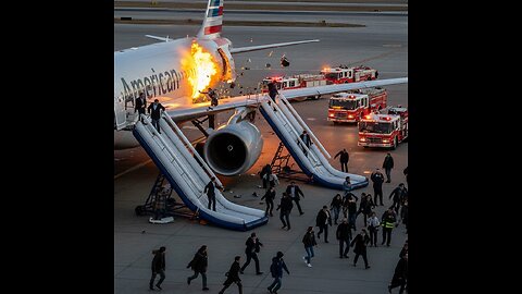 Fire Breaks Out on American Airlines Plane – Passengers Run for Their Lives!