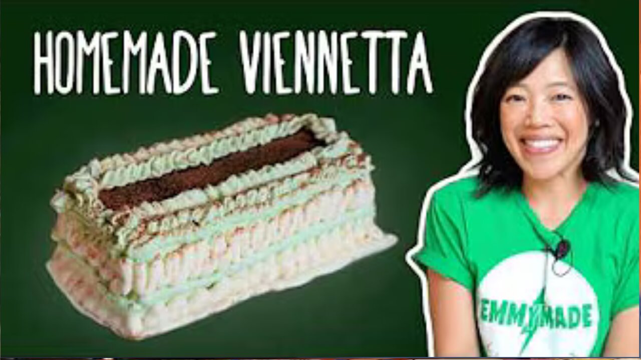 🍰❄️ Do You Remember Viennetta? 🤔 | Mint Viennese Ice Cream Recipe