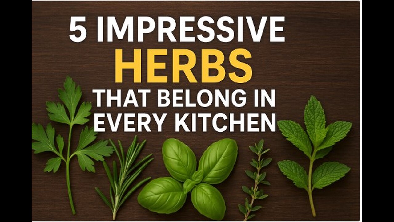 5 Impressive Herbs That Belong in Every Kitchen