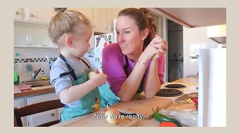 Baby cook and mom| kichen story💝💝💝
