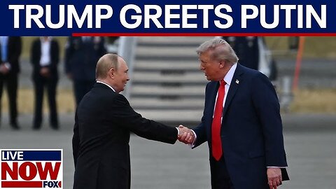 WATCH: Trump Shakes Hands with Putin in High-Stakes Alaska Summit