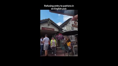 UNREAL! British pub owner refuses entry to people wearing the flag of their country