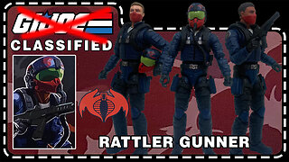 Cobra Rattler Gunner - Rattler Haslab - G.I. Joe Classified 185 - Unboxing & Review