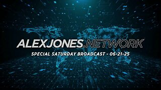 ALEX JONES . NETWORK - AJN LIVE - LIVE SATURDAY BROADCAST - 6/21/2025: Trump Puts Nuclear Apocalypse On Hold As More B2 Bombers & Aircraft Carriers Arrive In Middle East With Deep State Propaganda Machine Demanding Total War — Plus, MN Assassin Say