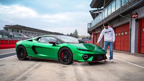 Lamborghini Temerario on track with Pecco Bagnaia