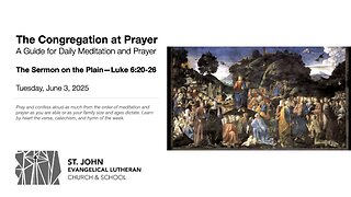 The Sermon on the Plain—Luke 6:20-26