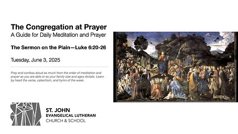 The Sermon on the Plain—Luke 6:20-26