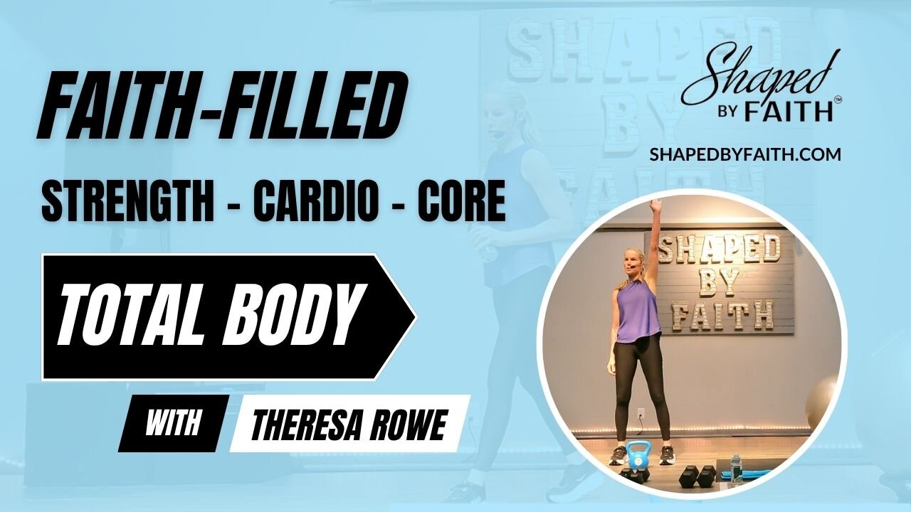 Faith Based Full Body Low Impact Strength Cardio & Core Workout | Shaped by Faith Christian Fitness